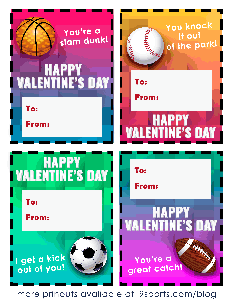 valentines day print outs