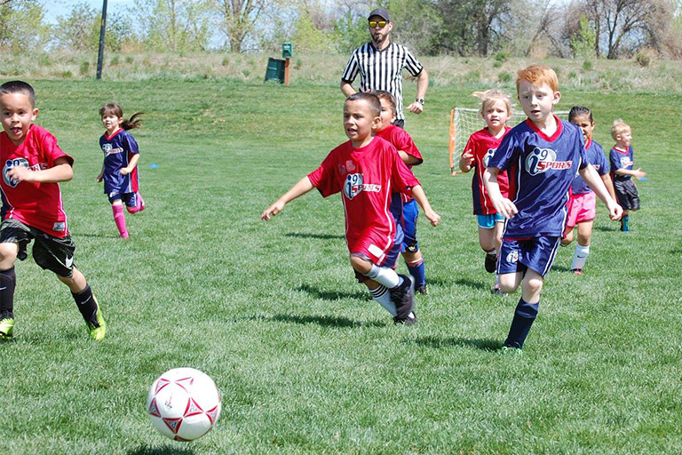 i9 Sports soccer programs for girls and boys age 3 and up in Nashville TN area