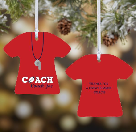 Personalized Coach Ornament